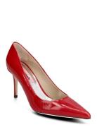 Aljo Glittery Lacquer Shoes Heels Pumps Classic Red Custommade