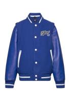 Script Zip Off Sleeves Bomber Bomberjakke Blue Tommy Hilfiger