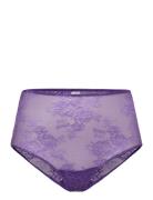 Lace Highwaist Briefs Truse Brief Truse Purple Understatement Underwea...