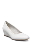 Women Court Sho Shoes Heels Pumps Classic White Tamaris