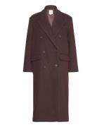 Sogano Coat Outerwear Coats Winter Coats Brown Second Female