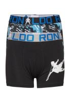 Cr7 Boys Trunk 2-Pack. Night & Underwear Underwear Underpants Blue CR7