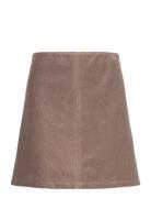 Srmeggy Skirt Kort Skjørt Brown Soft Rebels