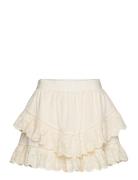 Skirt Kort Skjørt Cream Sofie Schnoor