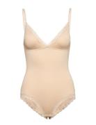 Shaping Body Sandra Lace Lingerie Shapewear Tops Beige Lindex