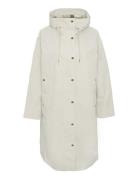 Barbour Robin Showerpr Outerwear Parka Coats Cream Barbour