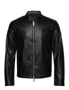 Blouson Jacket Skinnjakke Skinnjakke Black Armani Exchange