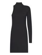 Cmava-Knit-Dress Knelang Kjole Black Copenhagen Muse