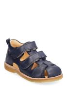 Sandals - Flat - Closed Toe Shoes Summer Shoes Sandals Blue ANGULUS