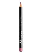 Slim Lip Pencil Deep Purple Lipliner Sminke Purple NYX Professional Ma...