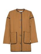 Arrived Jacket Vattert Jakke Beige H2O Fagerholt