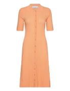 Short Polo Dress Knelang Kjole Orange REMAIN Birger Christensen