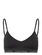 Lght Lined Triangle Lingerie Bras & Tops Soft Bras Bralette Black Calv...