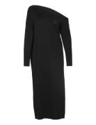 Lolamw Cut Out Knit Dress Knelang Kjole Black My Essential Wardrobe