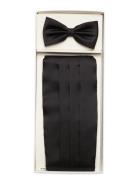 Ceremony Cummerbund Sløyfe Black Amanda Christensen