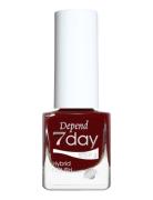 7Day Hybrid Polish 7297 Neglelakk Sminke Burgundy Depend Cosmetic