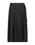 Skirt Woven Long Knelangt Skjørt Black Gerry Weber