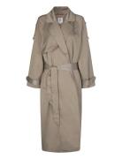 Walentin Coat Trench Coat Kåpe Beige Second Female