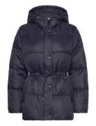 Hooded Down Coat Fôret Kåpe Navy Lauren Ralph Lauren