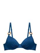 Cairns Bikini Top Swimwear Bikinis Bikini Tops Wired Bikinitops Blue D...