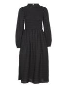 Onljulis Ls Smock Dress Wvn Knelang Kjole Black ONLY