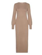 Vmvalor Ls 7/8 Knit Dress Vma Dresses Knitted Dresses Beige Vero Moda