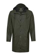 Long Jacket W3 Outerwear Rainwear Rain Coats Green Rains