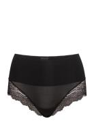 Lace Hi-Hipst Lingerie Panties High Waisted Panties Black Spanx