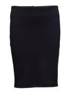 Interlock Pencil Skirt Knelangt Skjørt Blue Saint Tropez