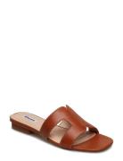 Loupe Flate Sandaler Brown Dune London