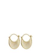 Daylight Earring 22 Mm Øredobber Smykker Gold Pernille Corydon