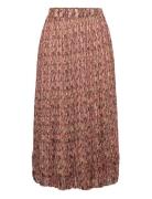 Ladies Skirt Knelangt Skjørt Brown Garcia