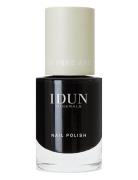 Nail Polish Onyx Neglelakk Sminke Black IDUN Minerals