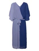 Ayasz Dress Knelang Kjole Blue Saint Tropez