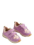 Sneaker Double Velcro T Y Print Lave Sneakers Purple Wheat