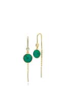 Prima Donna Earrings Øredobber Smykker Green Izabel Camille