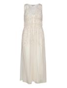 Robyn Emb Dress Knelang Kjole White AllSaints