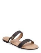 Millie Strapsandal-N Flate Sandaler Black BOSS