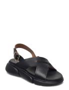 Barisci Black Vacchetta Flate Sandaler Black ATP Atelier