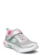 Girls Glow Brites - Dazzle Force Lave Sneakers Grey Skechers