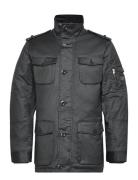 Arthur Canvas Field Jacket Tynn Jakke Black Jofama