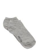 Cotton Sneaker Socks Sokker Strømper Grey Melton