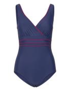 Samos Swimsuit Badedrakt Badetøy Blue Missya