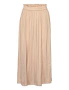 Skirt Langt Skjørt Beige Sofie Schnoor