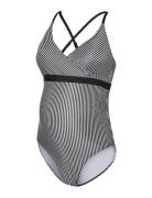 Mlserena Hc Swimsuit Badedrakt Badetøy Black Mamalicious