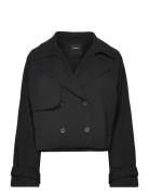 Trenchcoat Lova Trench Coat Kåpe Black Lindex