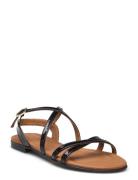 Sandals Flate Sandaler Black Billi Bi