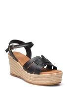 Espadrilles Sandal Med Hæl Espadrilles Black Billi Bi