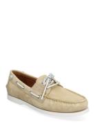 Merton Suede Boat Shoe Båtsko Sko Beige Polo Ralph Lauren