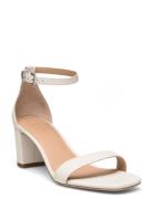 Soft Nappa-Logan-Sn-Hes Sandal Med Hæl White Lauren Ralph Lauren